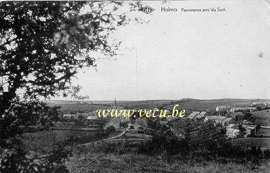 ancienne carte postale de Halma Panorama pris du sud