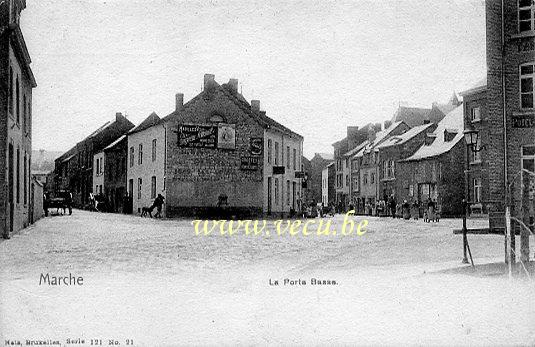 ancienne carte postale de Marche La Porte Basse
