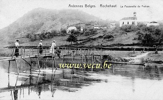 Cpa de Rochehaut La Passerelle de Frahan