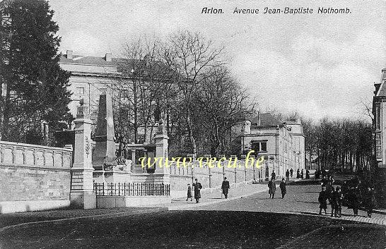ancienne carte postale de Arlon Avenue Jean-Baptiste Nothomb