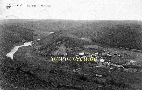 ancienne carte postale de Frahan Vue prise de Rochehaut