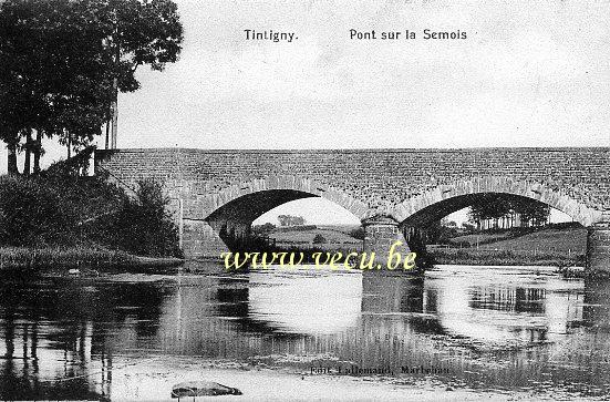 ancienne carte postale de Tintigny Pont sur la Semois