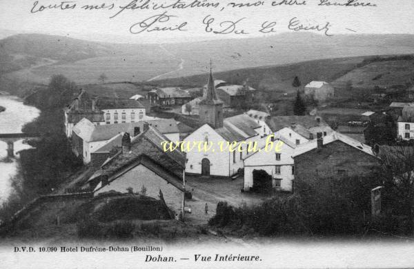 ancienne carte postale de Dohan Vue intérieure