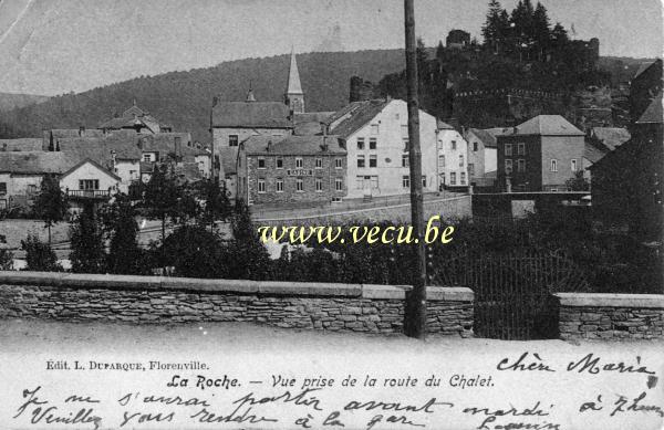postkaart van Laroche Vue prise de la route du Châlet