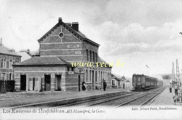 ancienne carte postale de Hamipré La Gare
