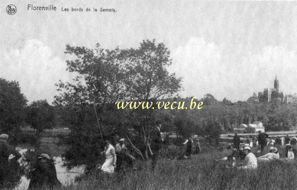ancienne carte postale de Florenville Les bords de la Semois