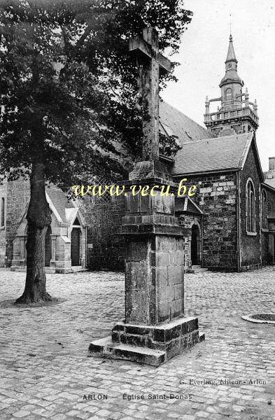 ancienne carte postale de Arlon Eglise St Donat