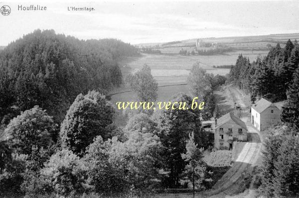 ancienne carte postale de Houffalize L'Hermitage