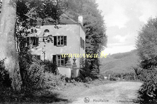 ancienne carte postale de Houffalize L'Hermitage