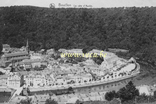 postkaart van Bouillon La côte d'Auclin