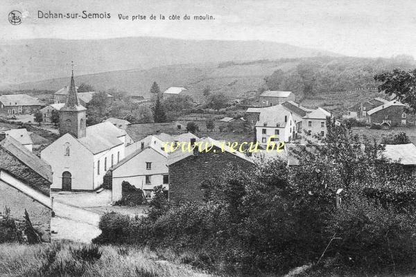 postkaart van Dohan Vue prise de la côte du moulin