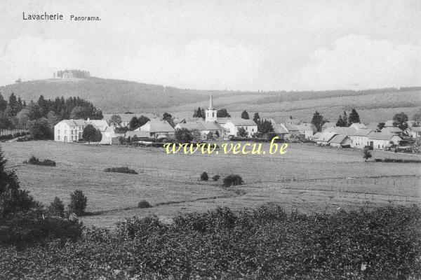 ancienne carte postale de Lavacherie Panorama