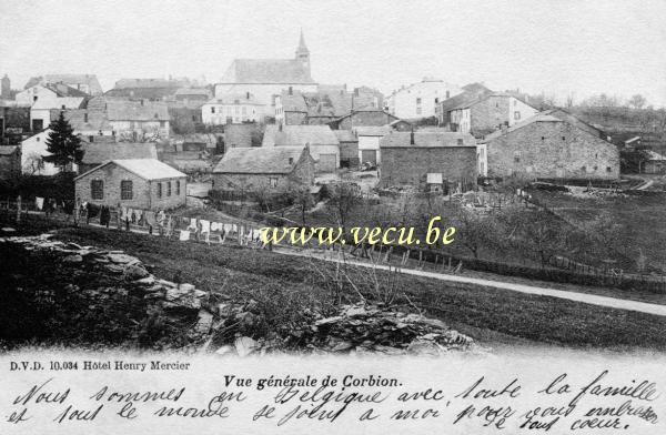 postkaart van Corbion Vue générale du village