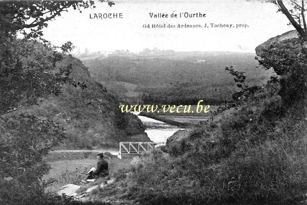 ancienne carte postale de Laroche Vallée de l'Ourthe