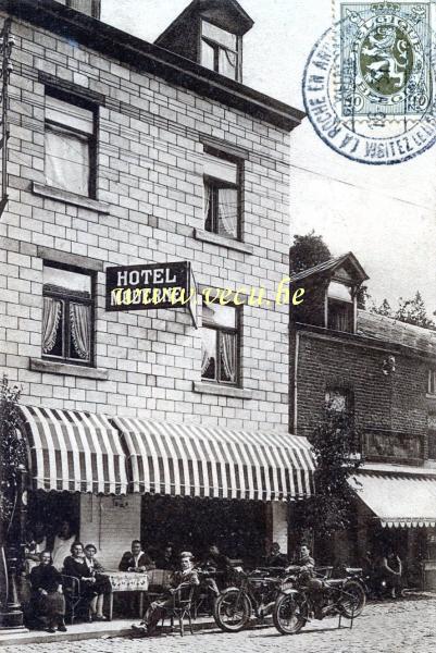 ancienne carte postale de Laroche Hôtel Moderne (prop. V.Merchior-Saint Viteur)