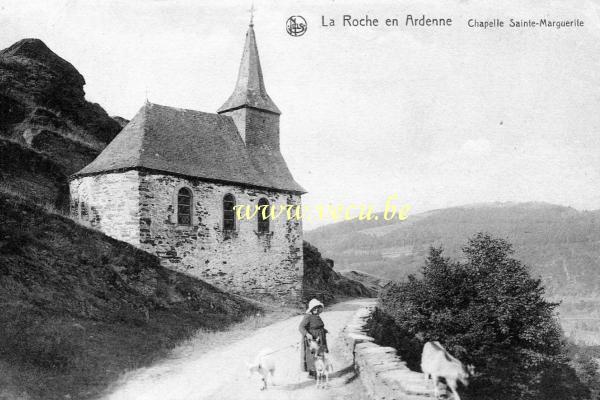 ancienne carte postale de Laroche Chapelle Sainte-Marguerite