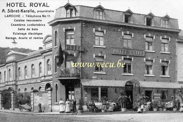 ancienne carte postale de Laroche Hôtel Royal