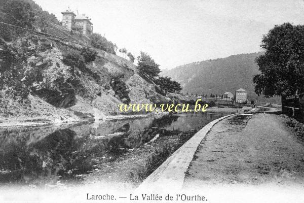 ancienne carte postale de Laroche La Vallée se l'Ourthe