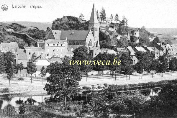 postkaart van Laroche L'Eglise