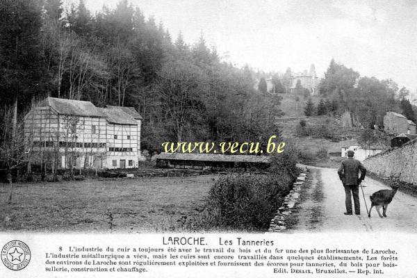 ancienne carte postale de Laroche Les Tanneries