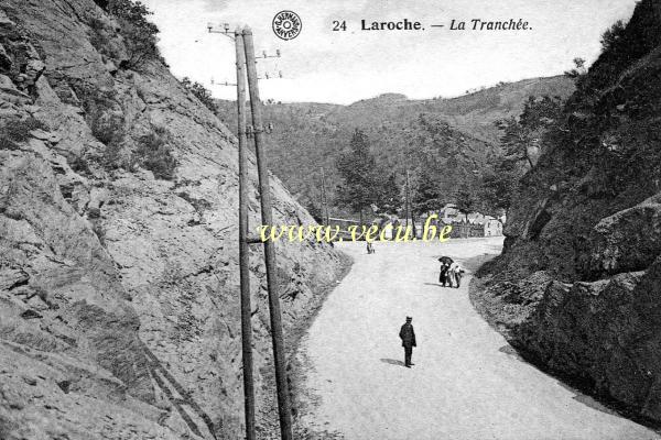 ancienne carte postale de Laroche La Tranchée