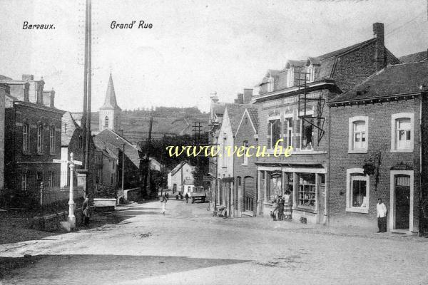ancienne carte postale de Barvaux-sur-Ourthe Grand'Rue