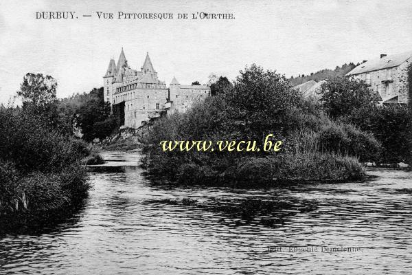 ancienne carte postale de Durbuy Vue pittoresque de l'Ourthe