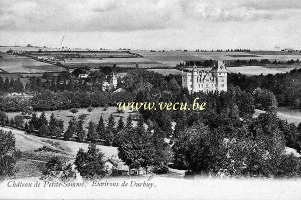 ancienne carte postale de Durbuy Château de Petite-Somme - Environs de Durbuy
