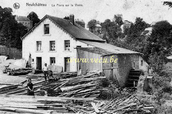 ancienne carte postale de Neufchâteau La Pierie sur la Vierre