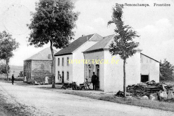 postkaart van Wardin&nbsp;Bras - Benonchamps  - Frontière