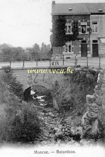 ancienne carte postale de Marche Batardeau