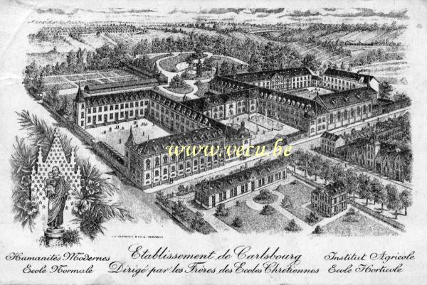postkaart van Carlsbourg Institut Agricole - Ecole horticole postkaart van Carlsbourg Institut Agricole - Ecole horticole