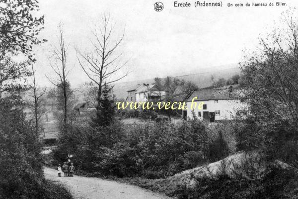 ancienne carte postale de Erezée Un coin du hameau de Blier
