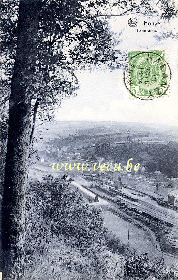 ancienne carte postale de Houyet Panorama