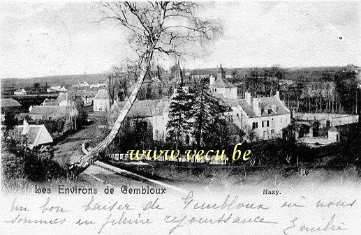 ancienne carte postale de Mazy Les Environs de Gembloux