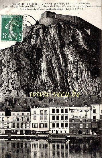 ancienne carte postale de Dinant Vallée de la Meuse - Dinant sur Meuse