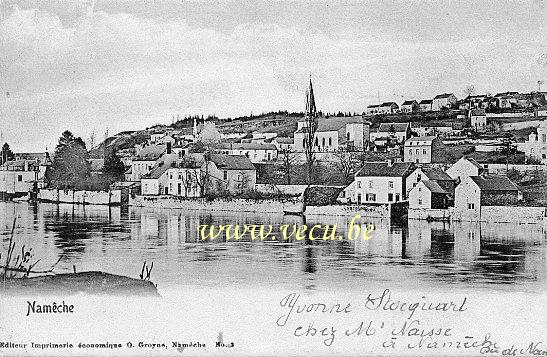 ancienne carte postale de Namêche Namêche