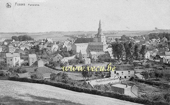 ancienne carte postale de Fosses-la-Ville Panorama