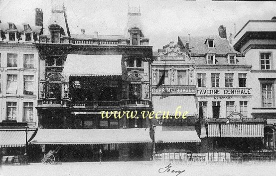 ancienne carte postale de Namur Galeries Namuroises Place d'Armes