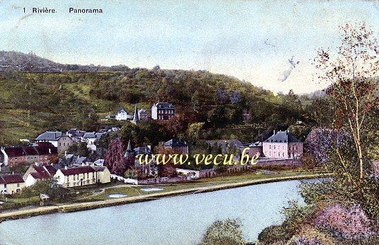 ancienne carte postale de Rivière Panorama