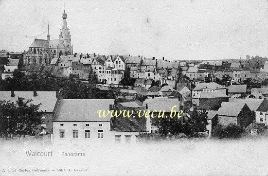 ancienne carte postale de Walcourt Panorama