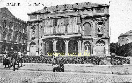 ancienne carte postale de Namur Le Théatre
