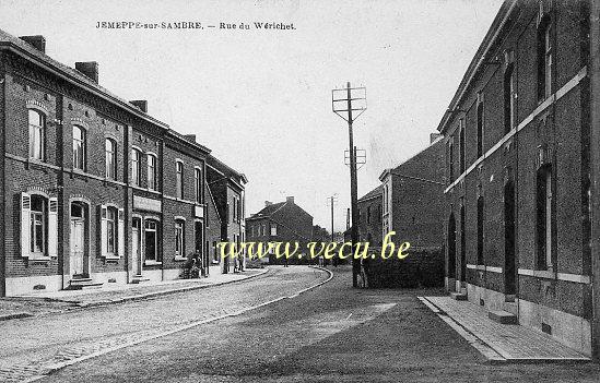 ancienne carte postale de Jemeppe-sur-Sambre Rue du Wérichet