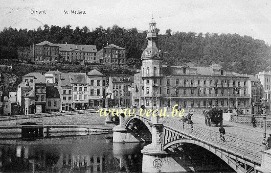 ancienne carte postale de Dinant St Médard