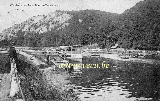 ancienne carte postale de Waulsort Le 