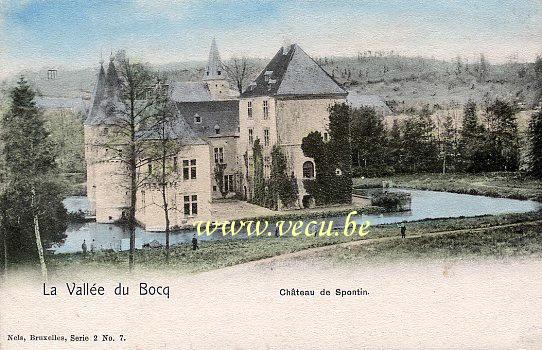 ancienne carte postale de Spontin La Vallée du Bocq - Château de Spontin