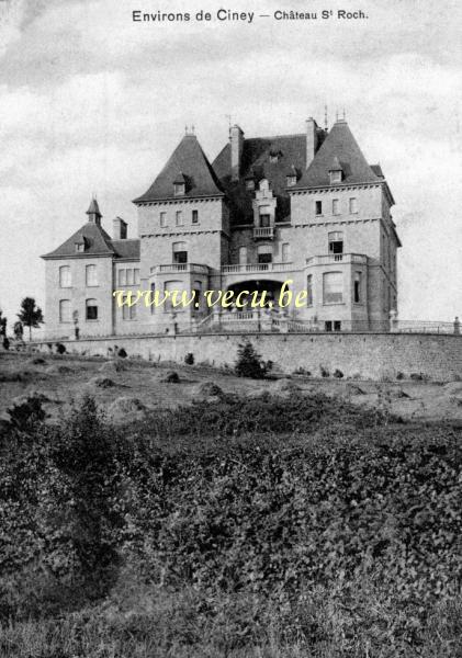 ancienne carte postale de Ciney Environs de Ciney - Château St Roch