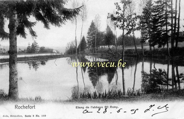 postkaart van Rochefort Etang de l'abbaye St Remy