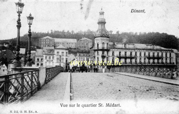 postkaart van Dinant Vue sur le quartier St. Médart