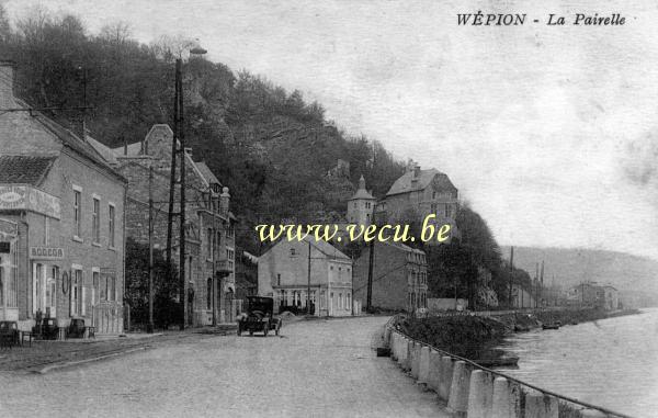 ancienne carte postale de Wépion La Pairelle